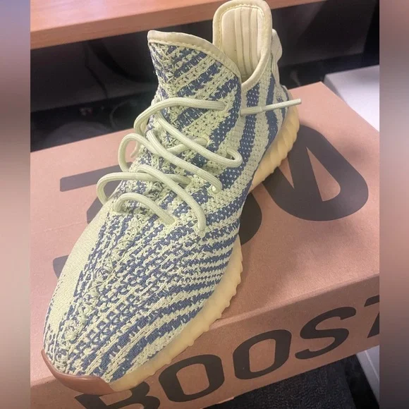 adidas gazelle silver green womens Adidas Yeezy Boost 350 V2 Yeezreel (Non Reflective)